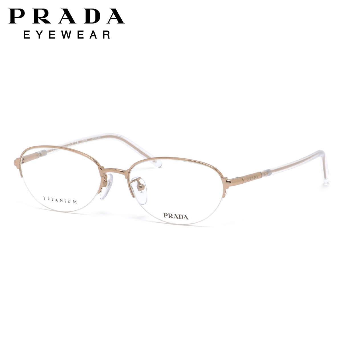 プラダ メガネ レディース プラダ PR61YVD SVF1O1 53サイズ メガネ PRADA made in Italy イタリア製 メンズ レディース