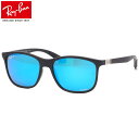 Ray-Ban レイバン サングラス RB4330CH 601SA1 56サイズ CHROMANCE クロマンス 偏光レンズ 軽い バネ蝶番 マットブラック かっこいい 度数付き対応 メンズ レディース