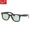 レイバン サングラス RB2140F 601/52 52 Ray-Ban ウェイファーラー WAYFARER WASHED LENSES ライトカラーレンズ フルフィット JPフィット 黒縁 Made in Italy イタリー 度数付き対応 メンズ レディース