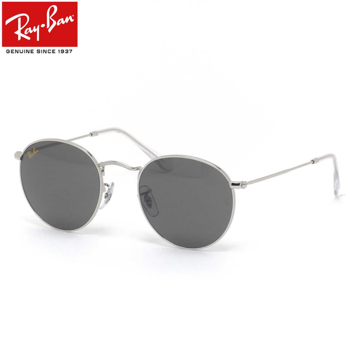 Ray-Ban サングラス RB3447 9198B1 53 レイバン ROUND METAL LEGEND GOLD ラウンドメタルレジェンドゴールド ゴールドロゴ 度数付き対応 メンズ レディース