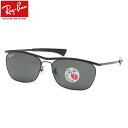 Ray-Ban サングラス RB3619 002/58 60 レイバン OLYMPIAN II DELUXE オリンピアン ツー デラックス 偏光レンズ 偏光サングラス バイク サイクリング ロードバイク 度数付き対応 メンズ レディース