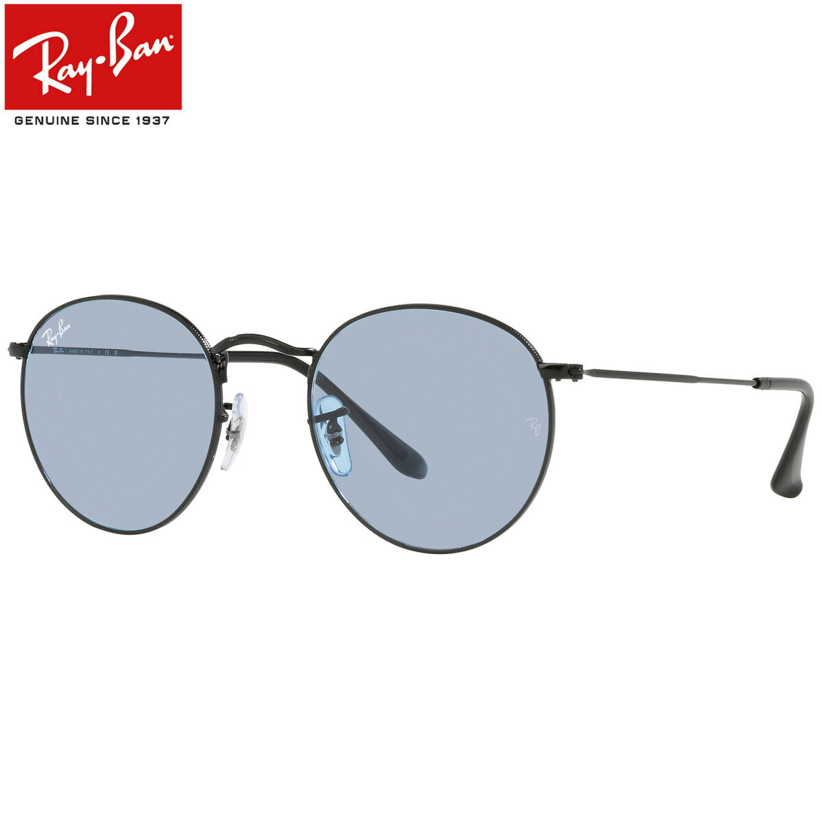 Ray-Ban RB3447 002/64 50 󥰥饹 쥤Х ROUND METAL WASHED LENSES 饦ɥ᥿ åɥ ¼ ॿ ٿդб  ǥ