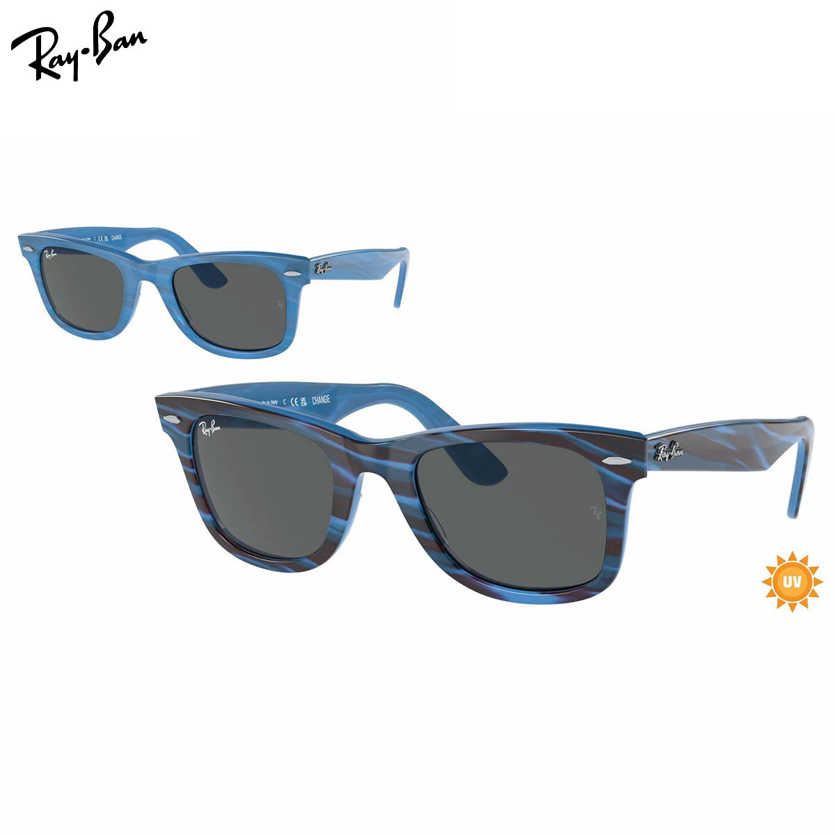 楽天市場】ray-ban wayfare ウェイファーラー rb2140f ブルー（機能
