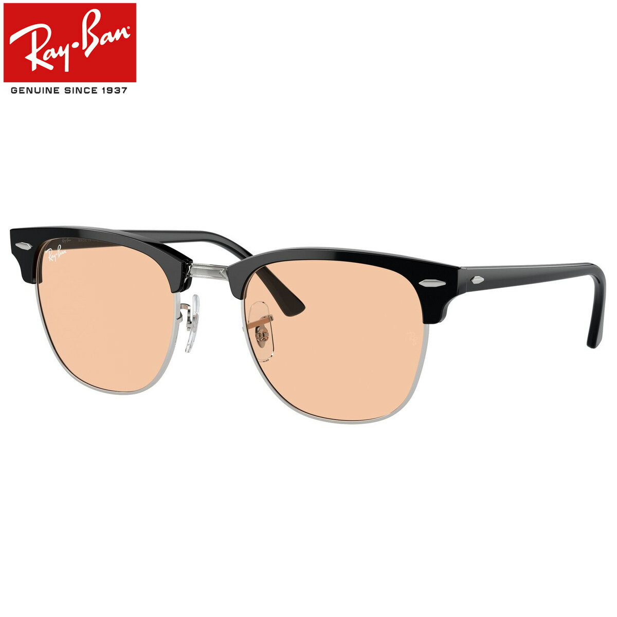 レイバン RB3016 13544B 51 サングラス Ray-Ban CLUBMASTER WASHED LENSES クラブマスター ウォッシュドレンズ AWICH アンバサダー 度数付き対応 メンズ レディース 24N1