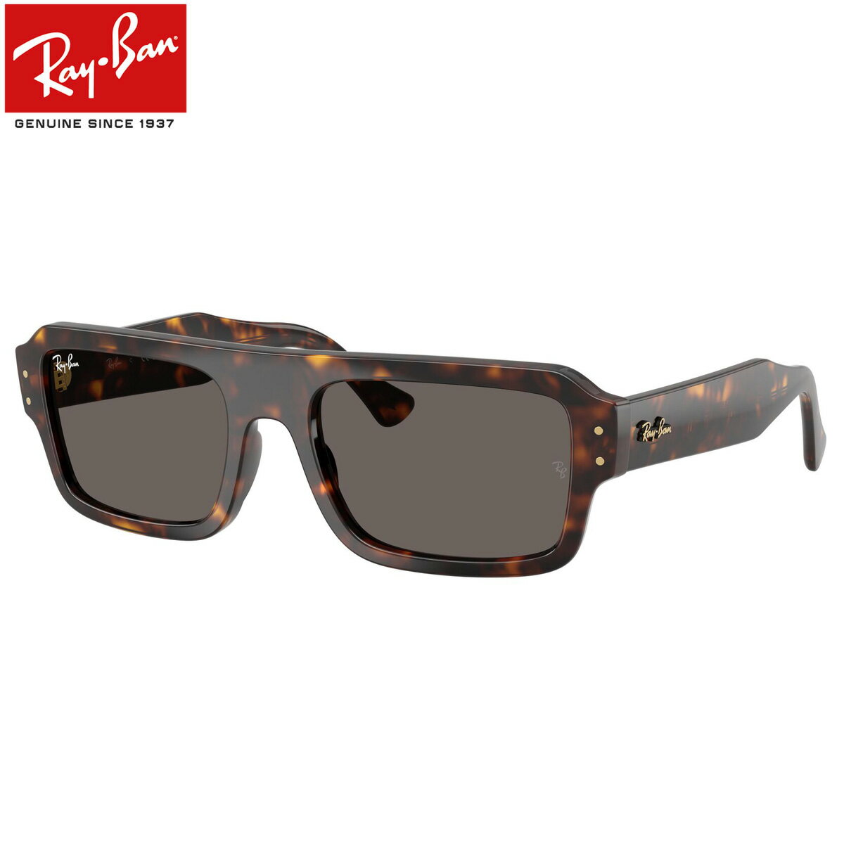 レイバン RB4454F 1359B1 53 サングラス Ray-Ban LUKAS BIO-BASED ルーカス ローブリッジフィット デミ べっ甲 度数付き対応 メンズ レディース