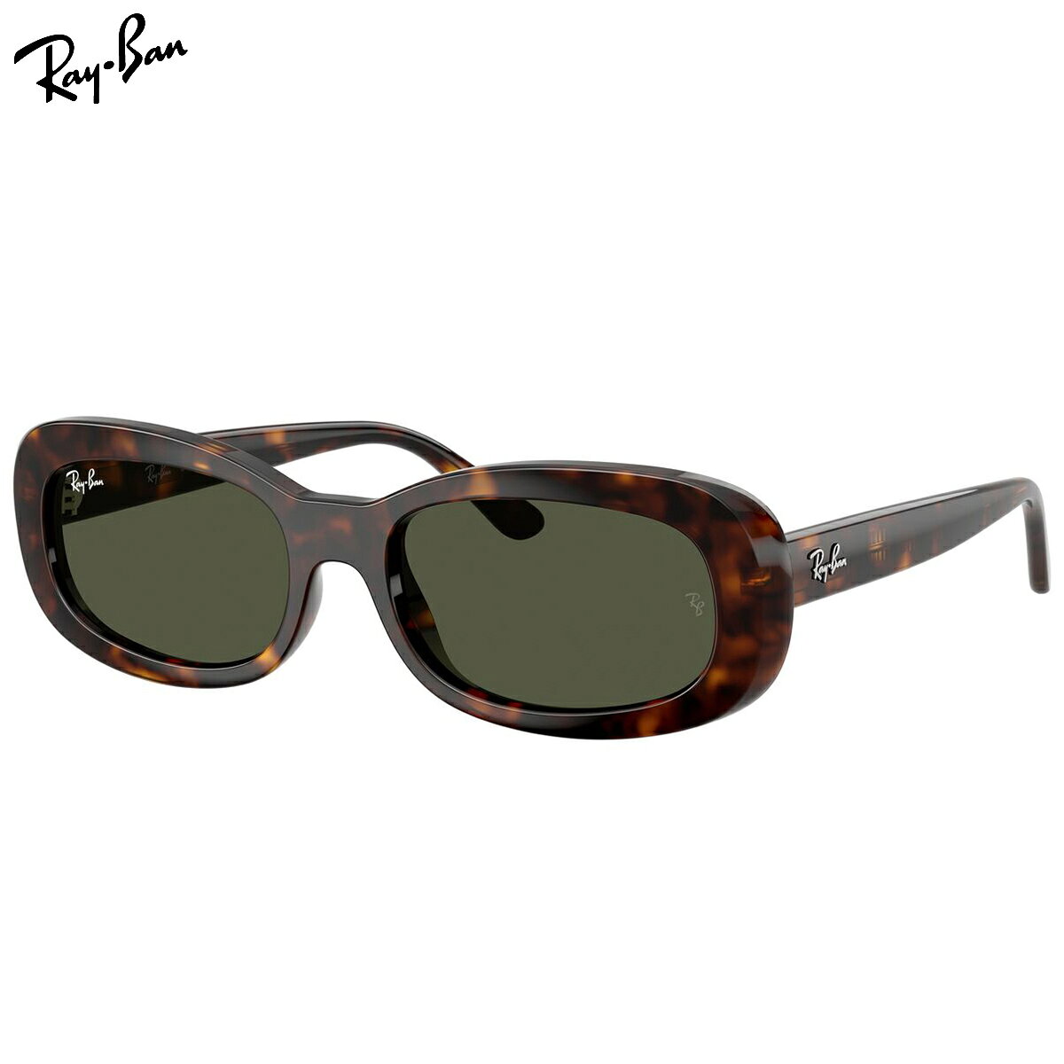 Ray-Ban RB2221F 902/31 55 サングラス レイバン トータス デミ べっ甲k G15 度数付き対応 メンズ レディース [25N2RB]