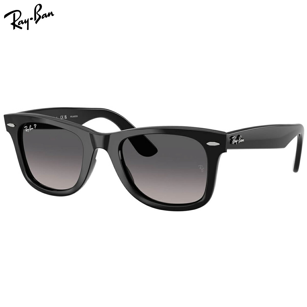 乐天商城 - Ray-Ban RB4340 601/M3 50 サングラス レイバン WAYFARER EASE ウェイファーラー イーズ 偏光レンズ 度数付き対応 黒 メンズ レディース [25N2RB]
