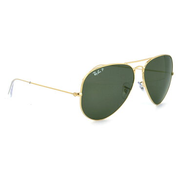 ほぼ全品ポイント15倍〜最大34倍 レイバン サングラス 偏光 アビエーター Ray-Ban RB3025 001/58 62サイズレイバン　RAYBAN AVIATOR 00158 LARGE METAL ラージメタル ツーブリッジ ダブルブリッジ ティアドロップ 偏光レンズ 偏光サングラス ICONS アイコン メンズ レ …