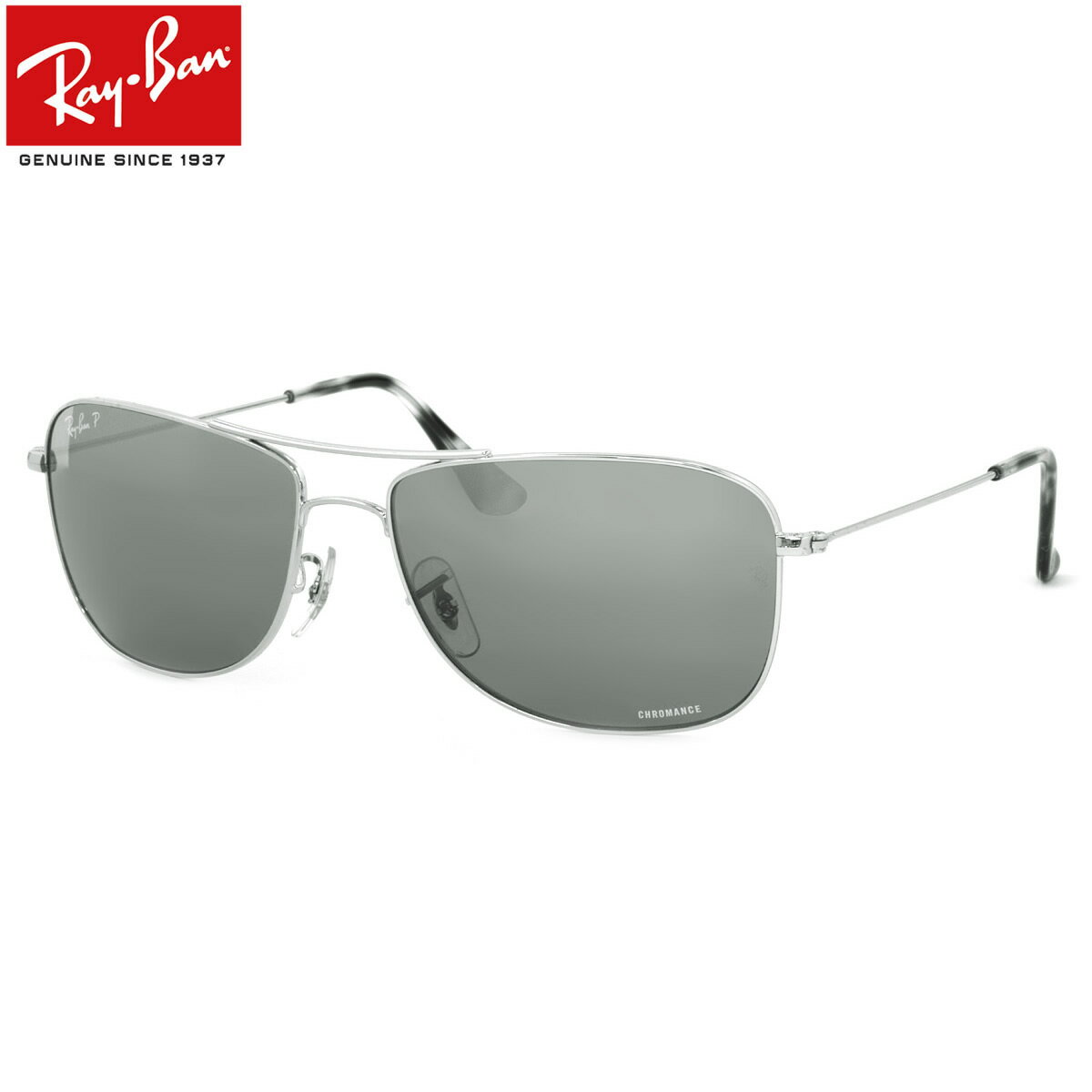 レイバン サングラス ミラー 偏光 クロマンス Ray-Ban RB3543 003/5J 59サイズ レイバン RAYBAN CHROMANCE LENSES 0035J CARAVAN キャラバン ツーブリッジ ダブルブリッジ 偏光レンズ 偏光サングラス 度数付き対応 メンズ レディース