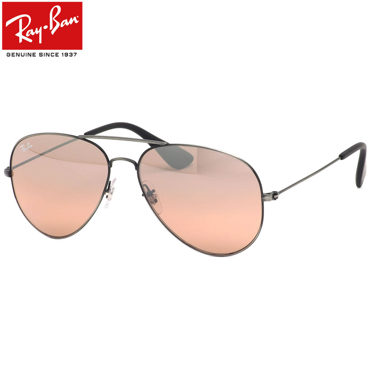 レイバン レイバン サングラス Ray-Ban RB3558 91396U 58サイズ AVIATOR アビエーター レディースモデル パイロット ティアドロップ RayBan ダブルブリッジ レトロ ミラーレンズ グラデーション ブラウン