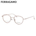 フェラガモ SF2587LB 261 49 メガネ FERRAGAMO インナーリム クリア ピンク MADE IN JAPAN 国産 日本製 メンズ レディー...