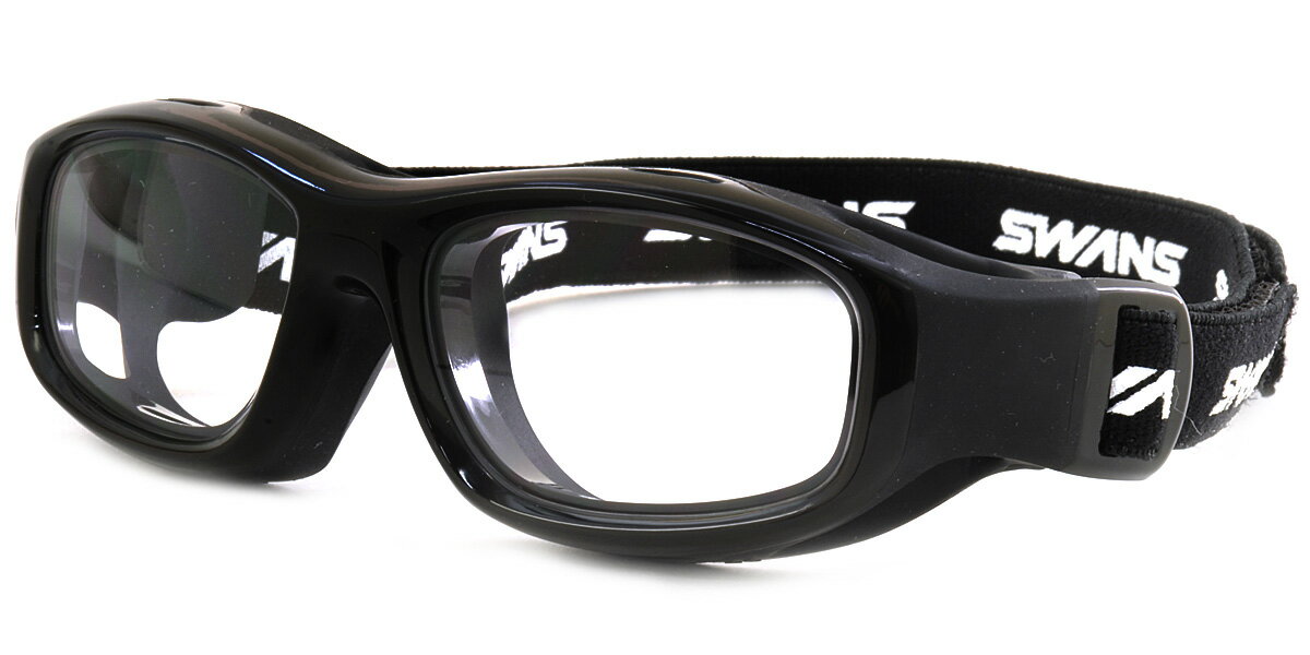 SWANS スワンズ EYE GUARD アイガード キッズ用メガネ GDS-001 BK 50サイズ 日本製 キッズ 子供用 子ども スポーツ 安全 保護 ゴーグル 小学生 中学生 小顔 スポーツメガネ スポーツゴーグル ポリカーボネート 抗菌 野球 サッカー SWANS 子供用 キッズ用