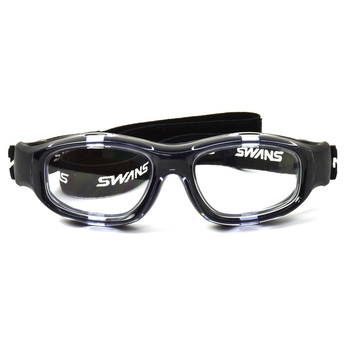 SWANS スワンズ EYE GUARD アイガード キッズ用メガネ GDS-001 CLBK 50サイズ 日本製 キッズ 子供用 子ども スポーツ 安全 保護 ゴーグル 小学生 中学生 小顔 スポーツメガネ スポーツゴーグル ポリカーボネート 抗菌 野球 サッカー SWANS 子供用 キッズ用