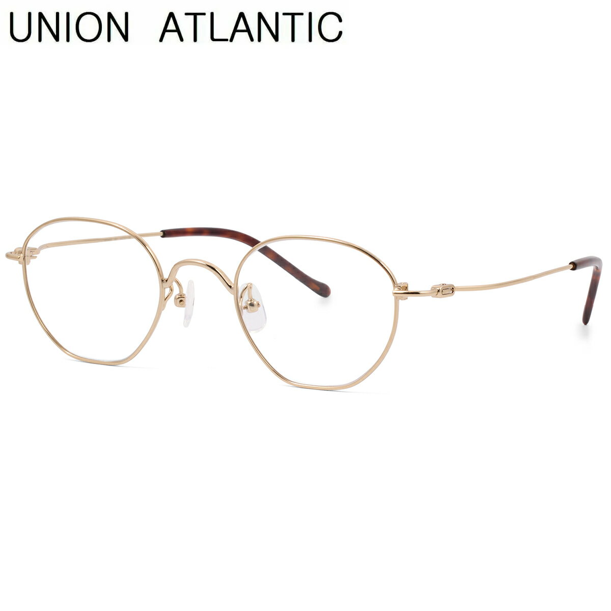 乐天商城 - ユニオンアトランティック UA3633 GD 45 メガネ UNION ATLANTIC AMIPARIS アミパリUA3631 Series 日本製 国産 鯖江 Made in Japan メンズ レディース