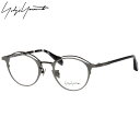 ヨウジヤマモト 19-0077 3 48 メガネ Yohji Yamamoto 山本耀司 やまもと ようじ ダブルブロー ガンメタ 日本製 国産 メイドインジャ...
