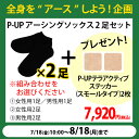 【期間限定!特典付き】P-UP リカバリーアーシングソックス 2足セット