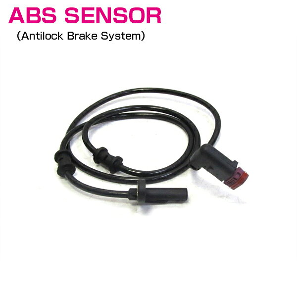 ABSとは、アンチロック・ブレーキ・システム（Antilock Brake System）の略語です。タイヤロックをせずにブレーキを作動させる機能です。ブレーキ時にタイヤがロックされてしまうと、ハンドル操作ができなくなってしまいます。ABSが搭載されていない車は、走行中、目の前に何か障害物を発見して急ブレーキをかけても、ハンドル操作ができないため、ぶつかってしまいます。ABSが搭載されている車は、走行中に急ブレーキをかけ、そのままブレーキを踏んでいても、自動的にブレーキの圧を調整してくれます。ポンピングブレーキ（フットブレーキを、空気を入れるように何度も踏んだり離したりするブレーキの踏み方）のような働きをするのです。そのため、タイヤがロックされずハンドル操作が可能なため、緊急回避ができます。また、車の姿勢を安定させるため、立て直しがしやすく、スピンも回避できます。ABSの警告灯が点灯したままの走行は危険です。ABSスピードセンサーが故障している可能性があります。早期の診断と修理をお勧めします！！●参考純正品番●2035401417 (203-540-1417)メーカー：ベンツ車両名：W209型式：CLK200/CLK240/CLK320/CLK350/CLK55/CLK63年式：-備考：-使用箇所：リア スピードセンサー / ABSセンサー 右側数量：1本●注意事項●※必ず純正品番をご確認の上、購入頂きますようお願い致します。※専用品ですが純正品ではございません。※装着部分の形と完全一致形状とはならない場合もありますのでご了承ください。※商品発送日より7日間の初期不良対応。▼保証書の発行は致しておりません。運送会社控えが保証書の代わりとなりますので大切に保管して下さい。運送会社控えが無い場合如何なる場合でも保証対象外となります。▼不良・誤送・不足による交換について商品の品質・管理には万全を期しておりますが万一商品の不良・誤送・不足があった場合には発送日より7日間以内にご連絡ください。7日を過ぎました商品の交換・返品は致しかねます。▼下記項目に当てはまる場合は保証対象外とさせて頂きます。・商品のイメージ違い・色違い・サイズ違い等によるお客様都合によるご交換。・チラつき等に関しましては保証対象外。・お取付の際に加工等をされた場合。また、発覚した場合。・保証に伴う往復送料に関しましてお客様負担となります。・弊社に予告なく商品を発送された場合。・商品生産終了などにより在庫がない場合は他商品とのご交換になります。※ご入札頂いた時点で上記内容に承諾したとみなします。送料：送料無料 (沖縄・離島・一部地域は別途送料加算となります)※配送業者様のご指定はお受けできません。※詳細金額は下記リンクをクリックしてください。● お支払い方法・送料を確認する。【CLICK】※お客様の商品適合・画像・商品ページ未確認による交換・返品等は行えません。また、弊社過失における返品・返金に付きましても、工賃等の保証はいたしませんので予めご了承下さい。(返品注意事項：弊社の了承なくご返送および弊社の指定する配送業者以外での返送はお受取り出来かねます。お客様のご都合による返品は堅くお断り致します。)※画像に付きましても、モニターの環境によっては実際の商品と色見などが違う場合が御座います。また、希に輸入商品の為、すれ・傷等がある場合が御座います。※商品仕様が予告なく変更される場合が御座います。・保証期間は商品発送日から7日間の初期不良のみです。・弊社ではお取り付けに関する対応・サポートサービス等は行なっておりません。・海外製ですので必要に応じてコーキング処理を必要とする場合がございます。・説明書は付属されておりませんのでご了承下さい。・専用品では御座いますが、純正品では御座いませんので、装着部分の形と完全一致形状とはならない場合もありますのでご了承の上購入して下さい。・必ず純正品番をご確認の上、購入頂きますようお願い致します。注意：上記事項を必ずご確認・ご了承の上購入頂きますようお願い致します。
