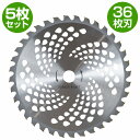 『5枚』セット 草刈り チップソー 替刃 外径 255mm 36枚刃 穴径 25.4mm 草刈り機 草刈機 刈払機 替え刃 255mm×36T×25.4mm
