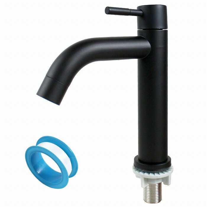 黒/ブラック クラシック 洗面 トイレ 手洗い ボウル 単水栓 蛇口 水道 シングルレバー 洗面台 リフォー..