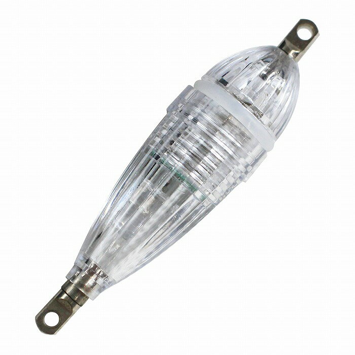 『白/ホワイト 4本セット』集魚灯 夜釣り イカ釣り 水中 ライト 6cm いか釣り アオリイカ コウイカ 水..