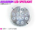 【緑12LED】24W(2W×12) 電球 E26 口金 水槽 用 照明 植物育成 スポット ライト 12LED アクアリウム 電球 水草 サンゴ 熱帯魚