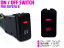 【トヨタB/レッド】LEDランプ付き ON/OFF スイッチ スイッチホールカバー ハイゼットカーゴ S320 ハイ..