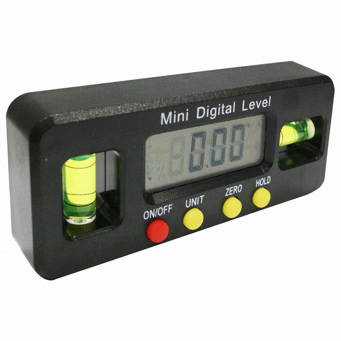 100mm デジタル レベル 水平器 傾斜計 角度計 液晶 表示 レベラー 水平 角度 傾斜 測定 測量 DIY マグ..