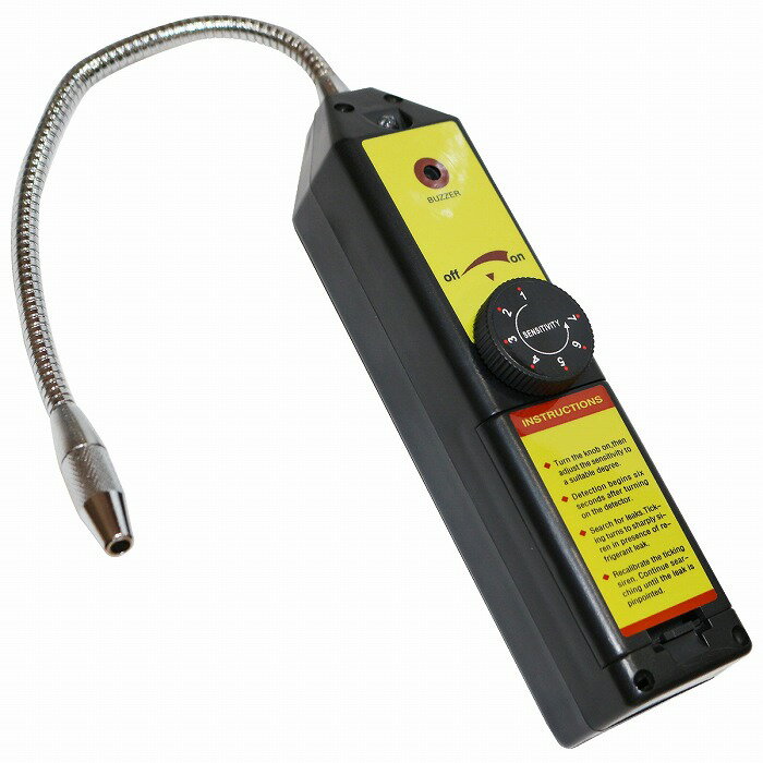 エアコン ガス リークテスター フロンガス 検知器 自動車 空調 冷蔵庫 R134a R12 検知 計測 測定器 フ..