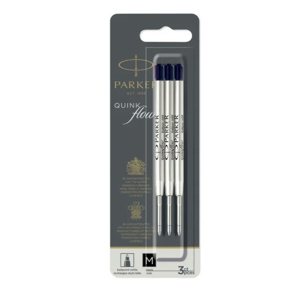 PARKER パーカー 替え芯 3本入り ボールペン ブラック PK-2119151