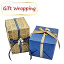 ラッピング ギフト お洒落 贈り物 WRAPPING ブルー/英字新聞風 W-3