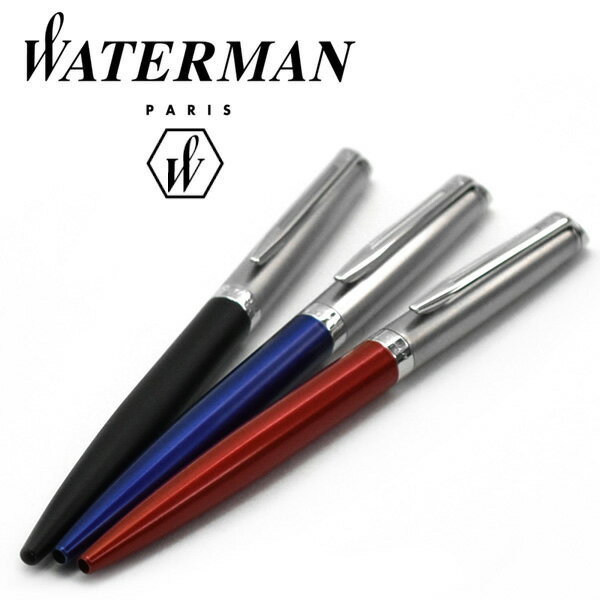 ウォーターマン メトロES ボールペン WM-METRO-CT-BP 細身 スリム ブラック ブルー レッド 2146622 2146628 2146589 WATERMAN 艶消し