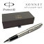 PARKER パーカー SONNET ソネット ボールペン 水性 ローラーボール ステンレススチールCT RB 1950873 ニューコレクション 【メール便可能】【メール便の場合商品ボックス付属なし】