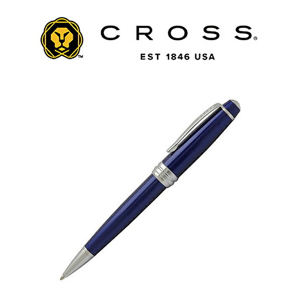 CROSS ボールペン 【10%OFFクーポン 5/18 0:00～5/21 9:59】【CROSS】クロス BAILEY ベイリー ボールペン 油性 ブルー AT0452-12 NAT0452-12 【メール便可能】【メール便の場合商品ボックス付属なし】