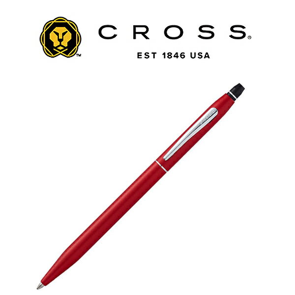 CROSS クロス CLICK クリック ニューフィニッシュ ボールペン 油性 レッド AT0622-119