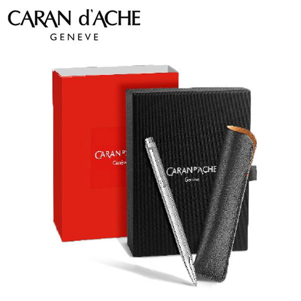 カランダッシュ エクリドール ウェーブ ギフトセット 数量限定 ボールペン ペンケース付き シルバー 8902-523 プレゼント 誕生日 新生活