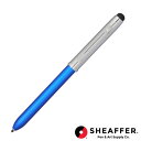 【10%OFFクーポン配布中 7/18〜7/21】 シェーファー クアトロ ボールペン メタリックブルー N8937354