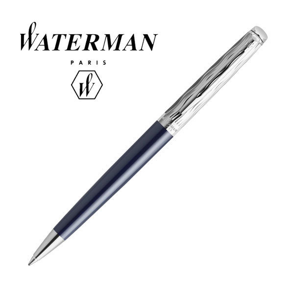 ウォーターマン ボールペン ウォーターマン メトロポリタンデラックス Tha Spirit of Blue ボールペン ネイビー シルバー WM-MPDX-BP-2166483