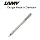 ラミー（LAMY） 【LAMY】ラミー Logo ロゴステンレス 万年筆 両用式 ペン先EF～B ステンレス シルバー L06 【メール便可能】【メール便の場合商品ボックス付属なし】