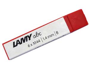 【10%OFFクーポン配布中 8/1〜8/3】 LAMY ラミーシャープペンシル用 1.4mm 6本入り リフィル/替芯/替え芯 LM44(シャーペン ABC用)【メール便可能】【メール便の場合商品ボックス付属なし】