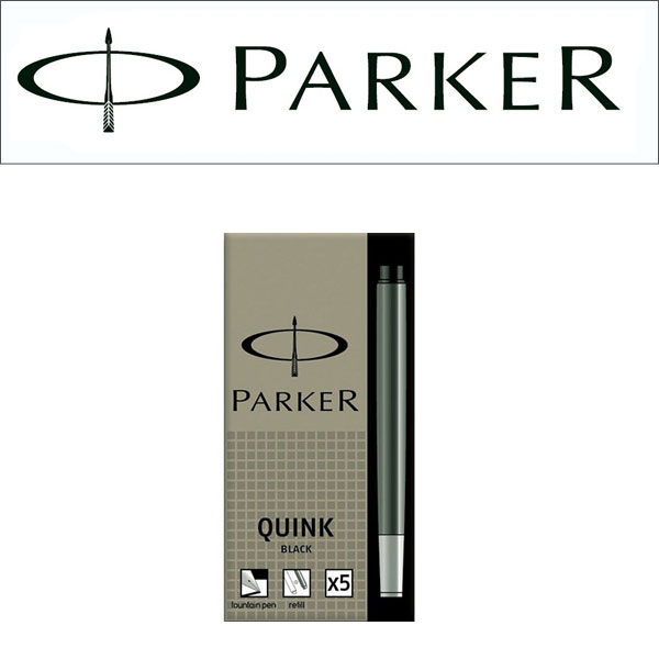 PARKER パーカー 万年筆 インク クインク カートリッジ 5本入り 替え芯 リフィル ブラック 黒 S1162210 ブルーブラック 黒青 S1162220 ブルー 青 S0116240 PK-QUINK 高級 ブランド ギフト プレゼント 就職祝い 入学祝い 男性 女性 おしゃれ 【メール便可能】 2