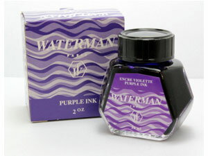 【WATERMAN】ウォーターマン ボトルインク 万年筆用 50ml パープル S2270170 (高級/ブランド/ギフト/プレゼント/就職祝い/入学祝い/男性...