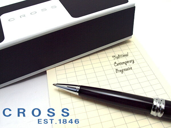 CROSS ボールペン 【最大2000円OFFクーポン 5/9 20:00～5/16 1:59】【CROSS】クロス CROSS BAILEY クロス ベイリー ボールペン 油性 ブラック AT0452-7 【メール便可能】【メール便の場合商品ボックス付属なし】