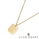 LION HEART ライオンハート ステンレス メンズ ゴールド プレート ネックレス 04N157SG