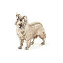 【※要 発送期間 約1〜3ヶ月】 コリー（ラフ） イギリス製 アート ドッグフィギュア コレクション 英国製 犬 グッズ