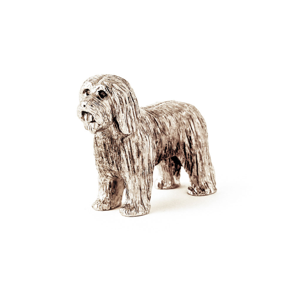 【※要 発送期間 約1〜3ヶ月】 ビアデッドコリー イギリス製 アート ドッグフィギュア コレクション 英..