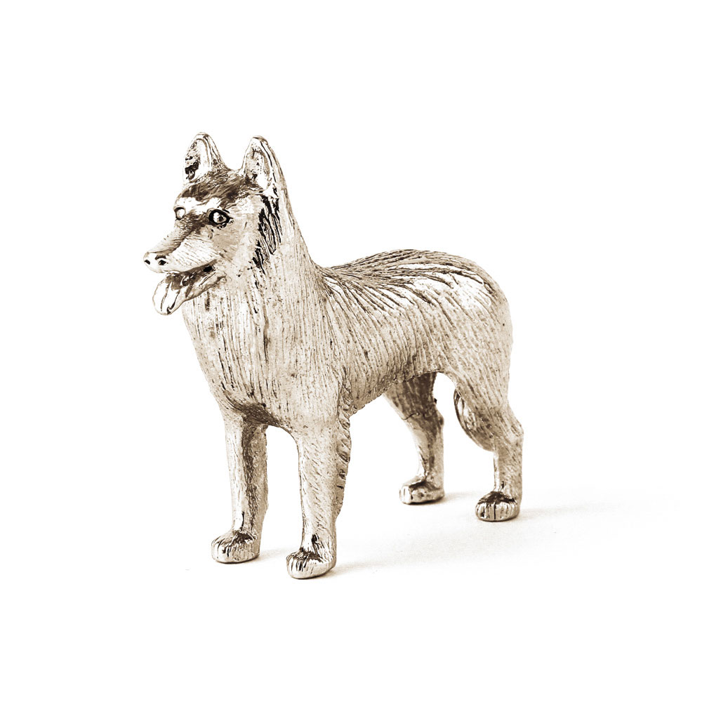 【※要 発送期間 約1〜3ヶ月】 ベルジアンシェパード イギリス製 アート ドッグフィギュア コレクション 英国製 犬 グッズ