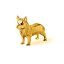 【※要 発送期間 約1～3ヶ月】 スウェディッシュバルハウンド 22ct ゴールドプレート イギリス製 アート ドッグ フィギュア コレクション 英国製 犬 グッズ
