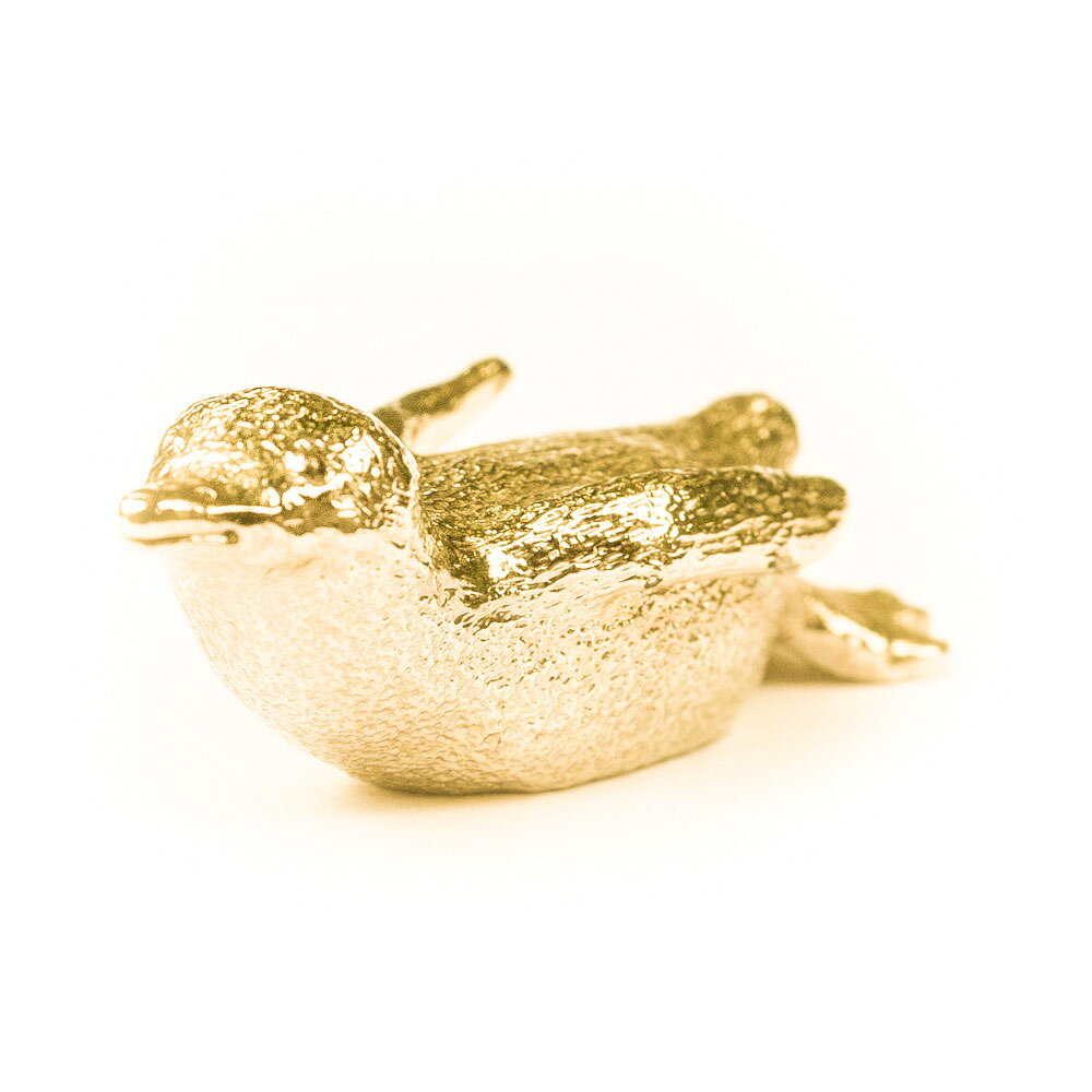Rakuten - 【※要 発送期間 約1〜3ヶ月】 ペンギン（泳ぎ姿）22ct ゴールドプレート イギリス製 アニマル アート フィギュア コレクション 英国製 犬 グッズ