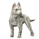 【※要 発送期間 約1〜3ヶ月】 アメリカンスタッフォードシャーテリア イギリス製 アート ドッグ ブローチ コレクション 英国製 犬 グッズ