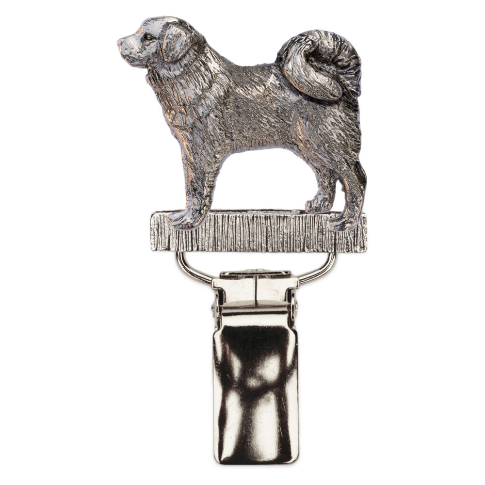 【※要 発送期間 約1〜3ヶ月】 チベタンマスティフ イギリス製 アート ドッグ ショー リング クリップ ..